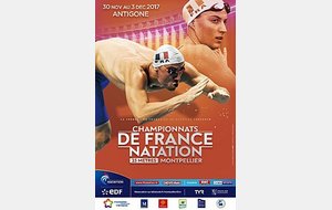 Championnats de France 25m à Montpellier du 30/01 au 3/12