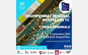 Championnat régional Interclubs - Poule régionale le 7 novembre à Bordeaux Grand Parc