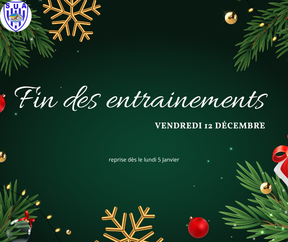 Fin des entrainements