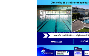 1ère Journée qualificative le 18 octobre à Marmande