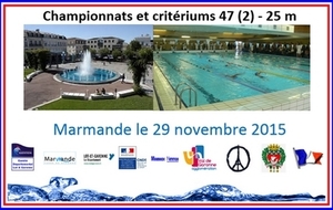 Championnats et critériums 47 (2e partie) à Marmande le 29/11