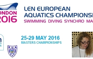 Masters – European Aquatics Championships à Londres du 25 au 29 mai 2016.