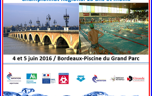 Championnat régional 13 ans et moins à Bordeaux - 4 et 5 juin 2016