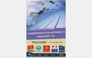 Championnats de France N2 Poule B à Toulouse du 24 au 26 mars 2017