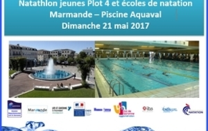 6ème étape des écoles de Natation et plot 4 du Natathlon à Marmande le 21 mai