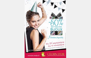 Message de notre partenaire &quot;L'écrin d'or&quot;