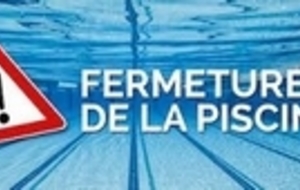 ATTENTION : un seul entrainement le vendredi 6 avril - piscine fermée à 18h00