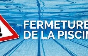 Jeudi 19 avril - piscine fermée