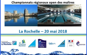 Championnats Régionaux Open des Maîtres - 50 m à La Rochelle le 20 mai 2018