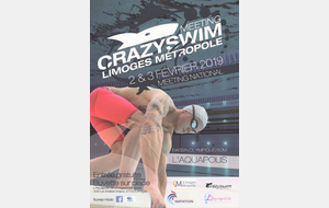 Meeting Crazyswim Limoges Métropole - 2 et 3 mars 2019