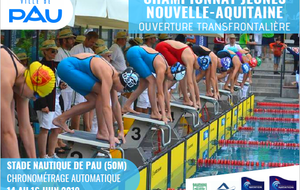 Championnats régionaux jeunes à Pau - 14 au 16 juin 2019
