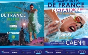 Championnats de France été du 20 au 25 juillet - Caen et Béthune.. 