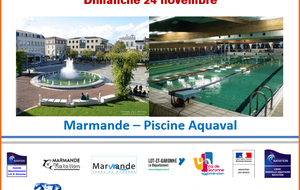 Championnats départementaux  le 24 novembre à Marmande
