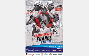 Championnats de France 25m à Angers du 12 au 15 décembre