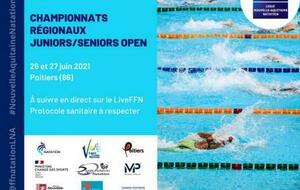 Championnats régionaux Juniors Séniors à Poitiers les 25 et 26 juin