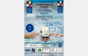 Championnat de France de Natation Adaptée à Vichy