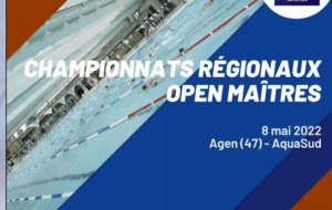 Championnats Régionaux Open des Maîtres  le Dimanche 8 Mai à Agen