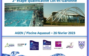 Challenge avenirs et 2e journée qualification Lot-et-Garonne à Agen le 26 février 2023