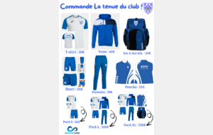 Tenues du club 2025-2026