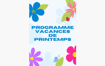 Programme vacances de Printemps