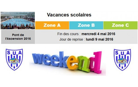 Pont de l'Ascension : pas d'entrainement le vendredi 6 mai