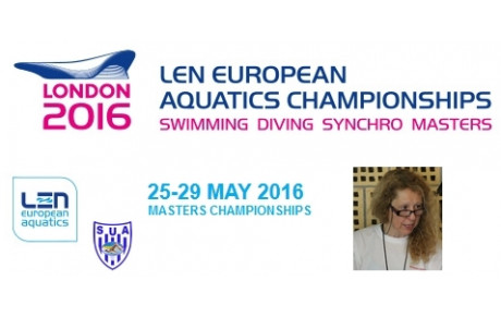 Masters – European Aquatics Championships à Londres du 25 au 29 mai 2016.