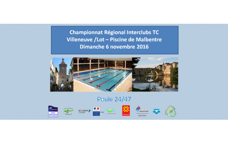 Championnats de France Interclubs Poule 24/47 à Villeneuve sur Lot