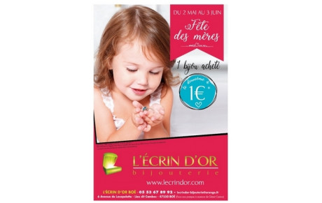 Message de notre partenaire &quot;L'écrin d'or&quot;