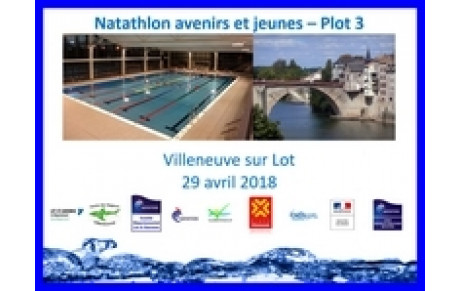 Natathlon plot 3 avenirs et jeunes à Villeneuve sur Lot - 29 avril