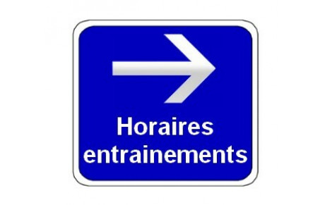 Reprise des entrainements - horaires et groupes