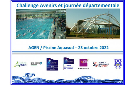 Inscription &quot;Challenge Avenirs&quot; ou Première Journée Départementale à Agen le 23 octobre
