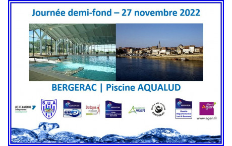 Journée demi-fond à Bergerac le 27 novembre 2022