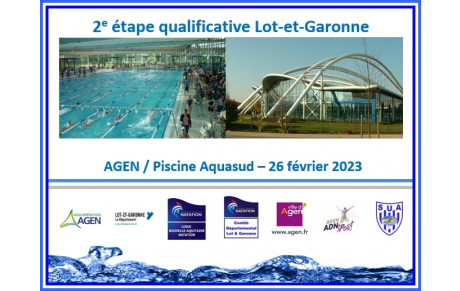 Challenge avenirs et 2e journée qualification Lot-et-Garonne à Agen le 26 février 2023