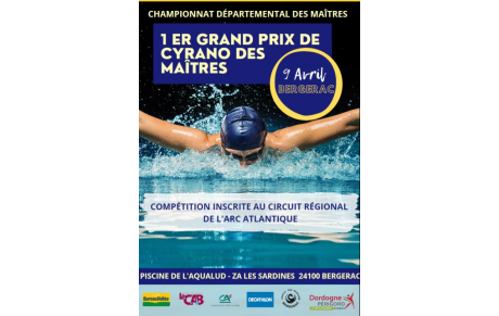 1er Grand Prix de Cyrano des maîtres le Dimanche 09 avril à Bergerac.