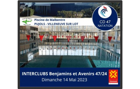 Interclubs benjamins et avenirs le Dimanche 14 Mai à Villeneuve sur Lot