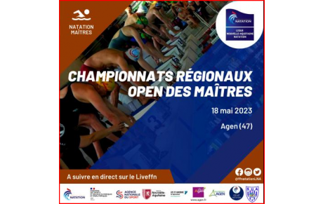 Championnats Régionaux Open des Maîtres , le Jeudi 18 Mai à Agen