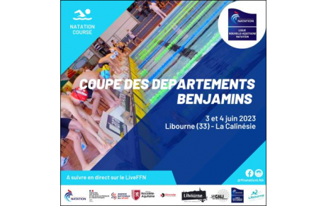 Coupe des Départements- Nouvelle Aquitaine le 03 et 04 juin à Libourne