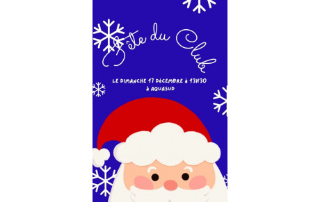 Médailles de Noël - fête du club, dimanche 17 décembre