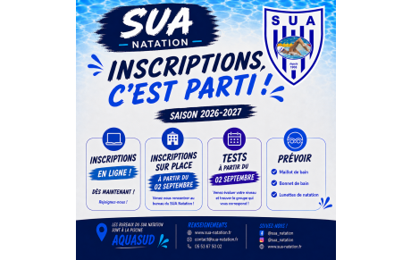 Inscriptions 2026-2027