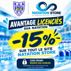 💥 -15 % POUR NOS LICENCIÉS ! 💥